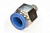 Пневмофитинг цанговый прямой с наружной резьбой PC 12-01 (R1/8") HIMPT