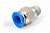 Пневмофитинг цанговый прямой с наружной резьбой PC 8-01 (R1/8") HIMPT