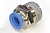 Пневмофитинг цанговый прямой с наружной резьбой PC 10-04 (R1/2") HIMPT